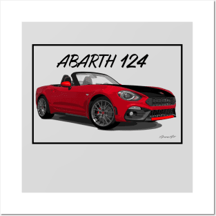 ABARTH 124 Posters and Art